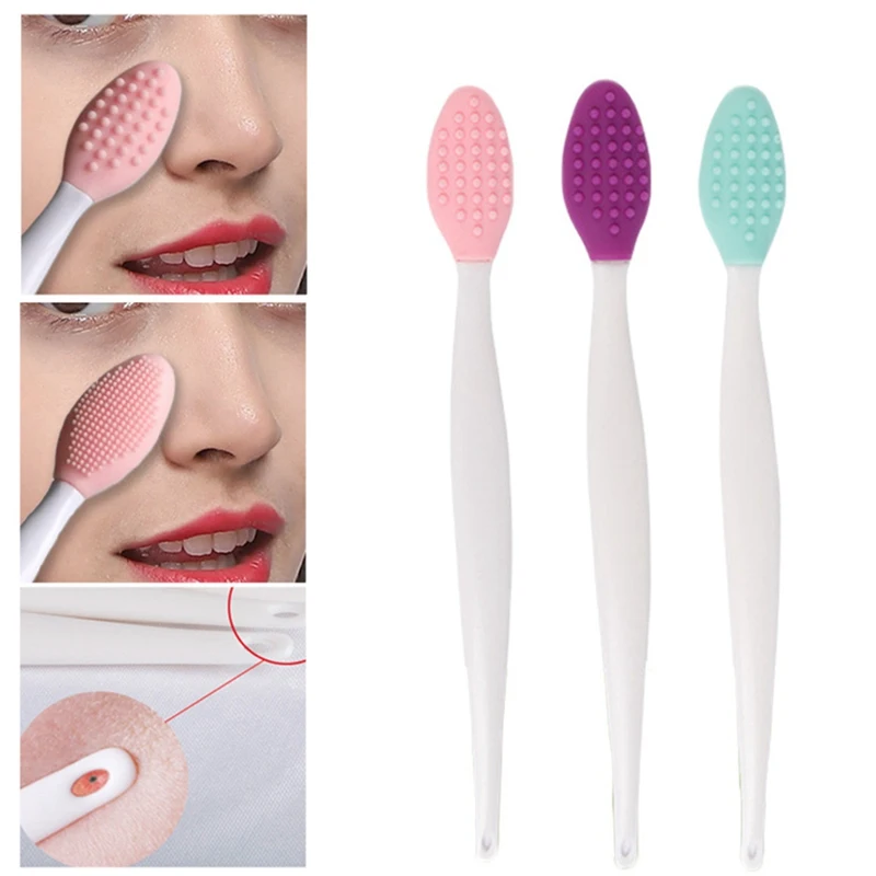

Facial Cleansing Brush Blackhead Pore Removal Wash Exfoliating face Brush Silicone massage Brush Face Cleaning Tool