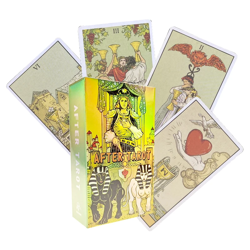 Папка для гадания After Tarot карты Настольные игры 78 листов руководство в формате PDF