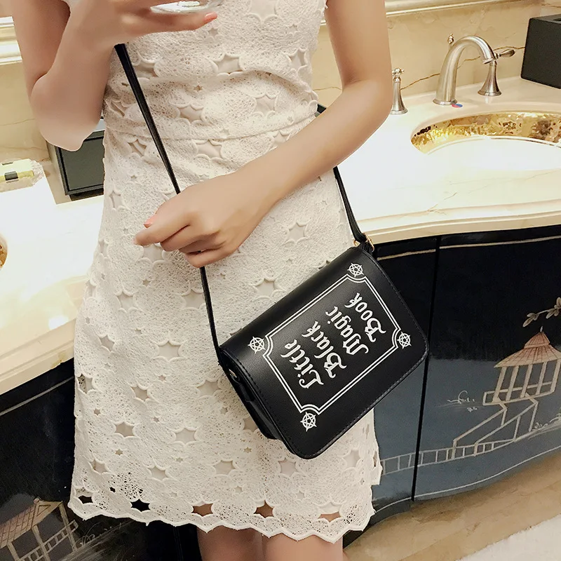 

Letter Printing Shoulder Bag Rock Designer Women Bag Small Crossbody Bag PU Leather Bag Mini Ladies Bag Punk #35