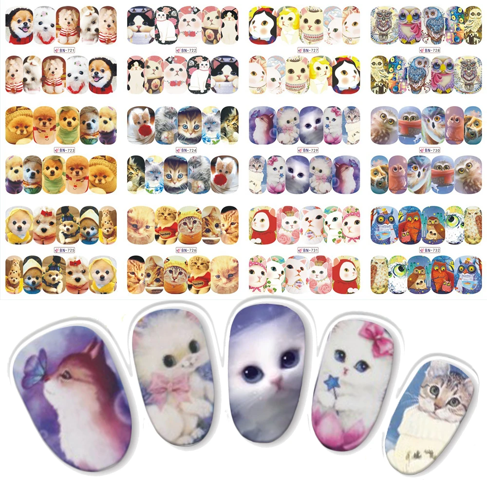 Новое поступление 2017 дизайн в виде милого кота/собаки полное покрытие водная