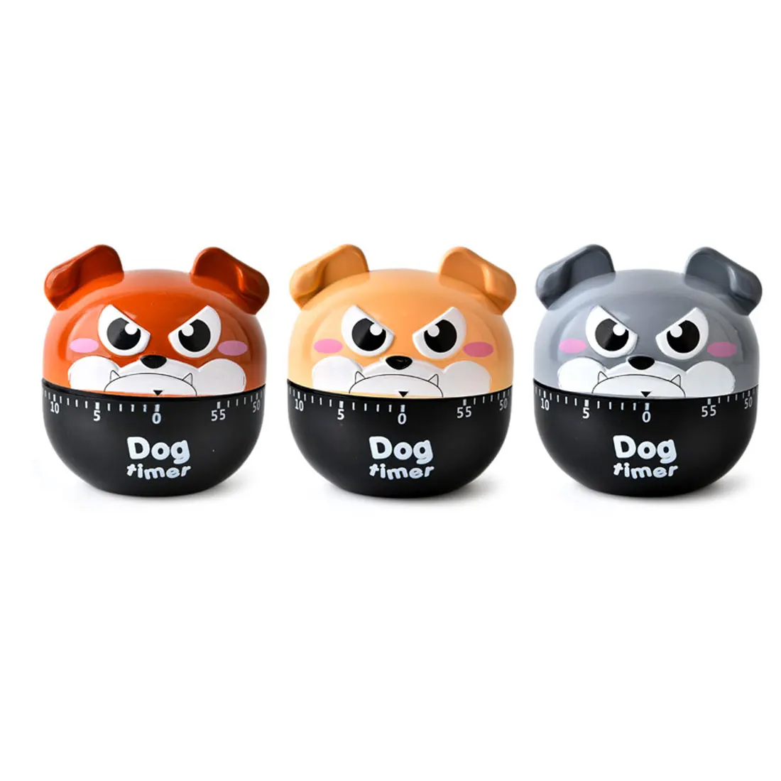 

Cartoon Animal Dog 60 Minute Timer Easy Operate Kitchen Timer Cooking Baking Helper Kitchen Tools Home Decoration