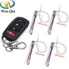 Пульт дистанционного управления, 433 МГц, 3,6 В, 6 в, 12 В, 24 В, 1 канал, с 4 кнопками