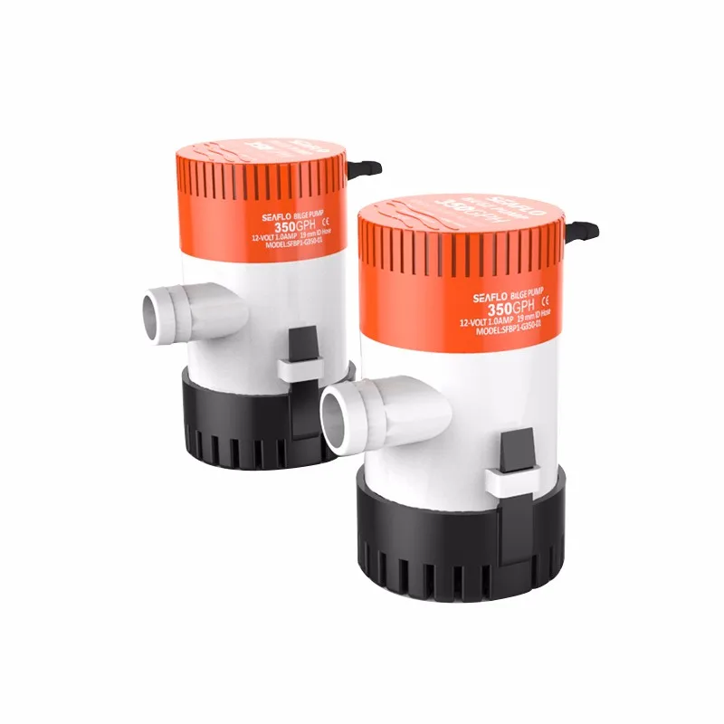 

SEAFLO Water Pump at 12 Volts 350 GPH Marine Submersible Pumps Inflatable Boat Pump
