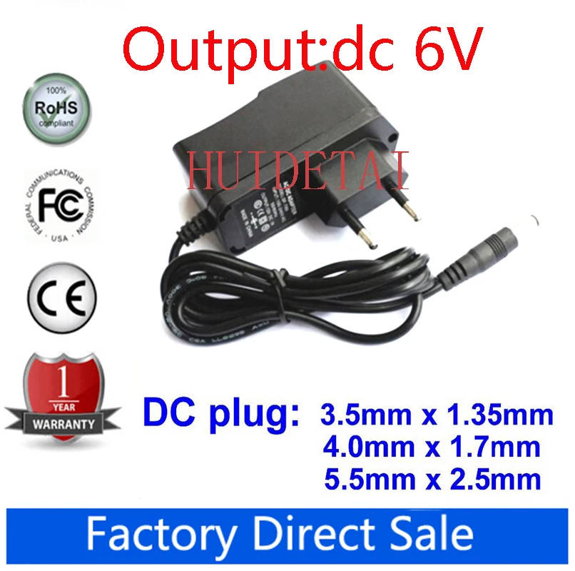 AC110 240V 6V 200mA 300mA 400mA 500mA 600mA strip Universa adapter AC / DC Converter power supply 5 5x2 5mm 4 0x1 7mm 3.5x1.35mm|Зарядные