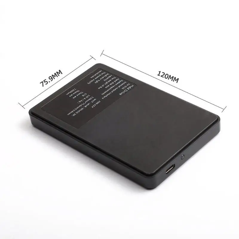 Внешний жесткий диск 2 5 дюйма Type C 1000 Гб/500 Гб/320 ГБ/120 ГБ USB 3 0 механический корпус