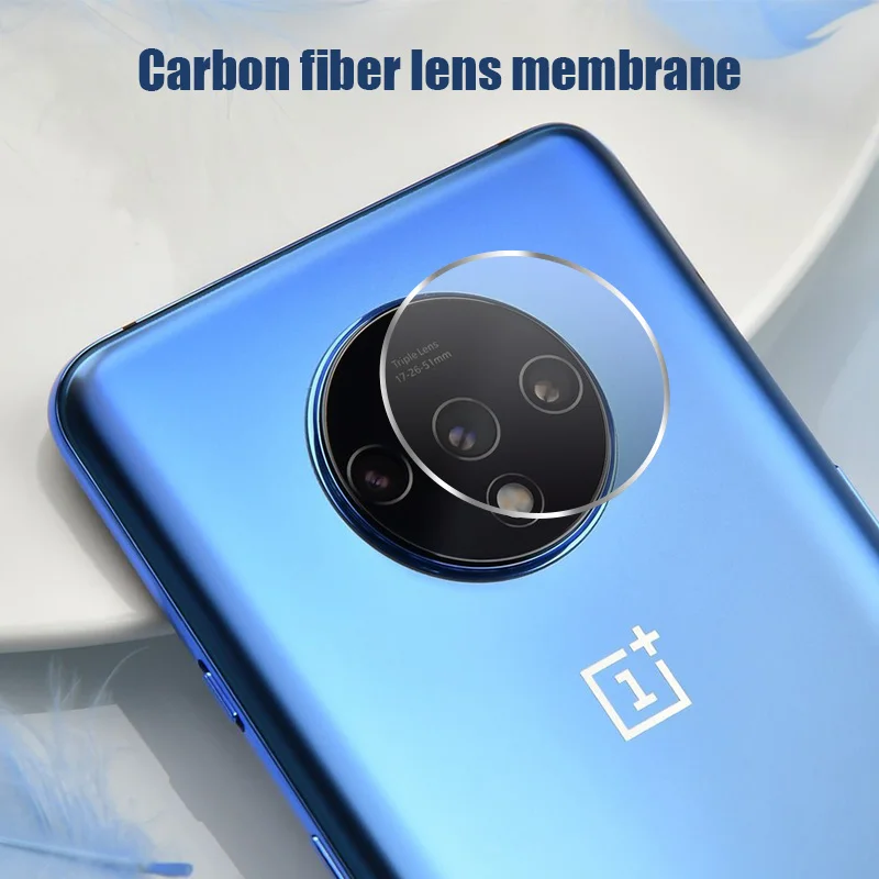 9H Защитное стекло для Oneplus 7 мягкая пленка объектива камеры 7T 2 в 1 Защитная экрана |