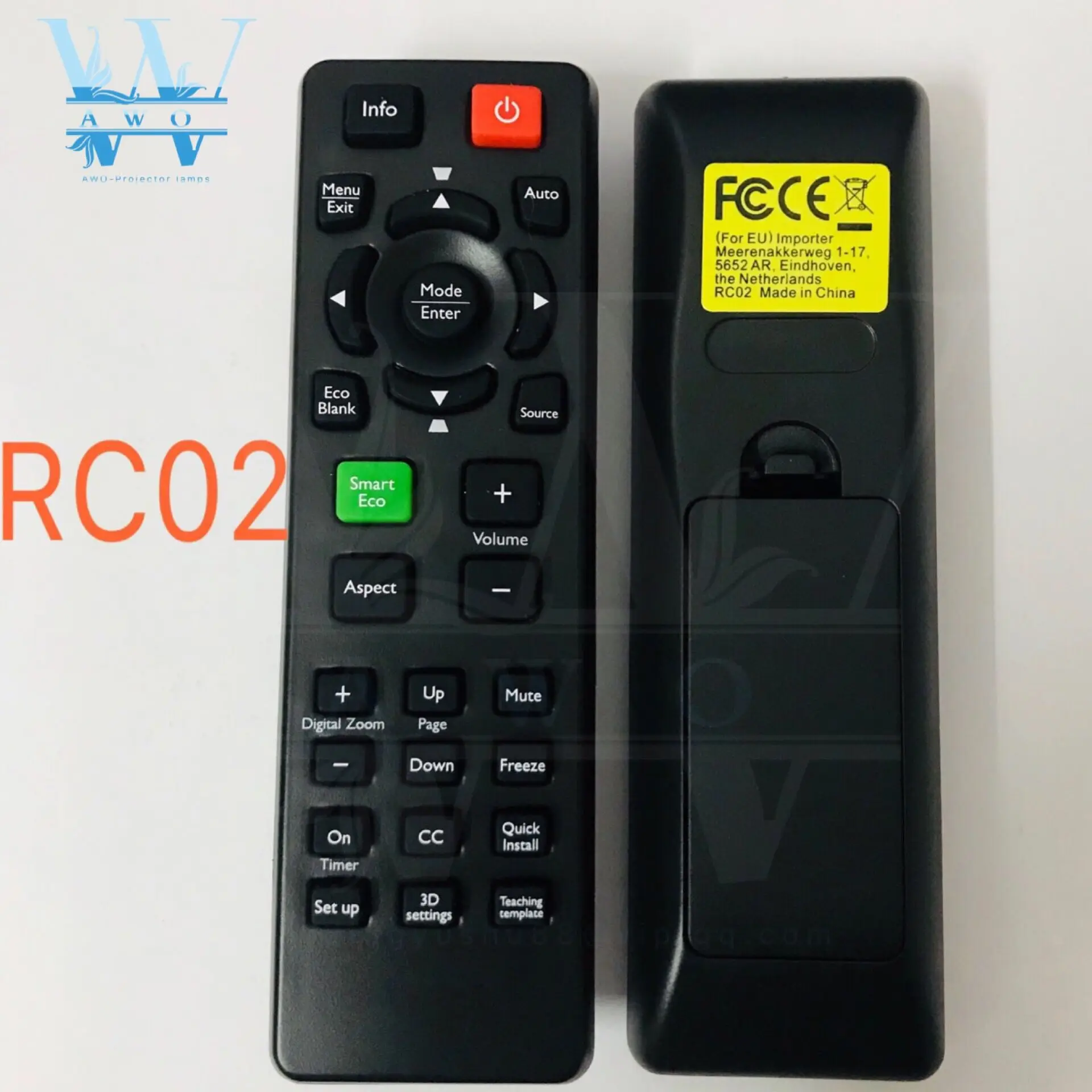 Новый оригинальный пульт дистанционного управления для проекторов BenQ RC02 MS504 MX505
