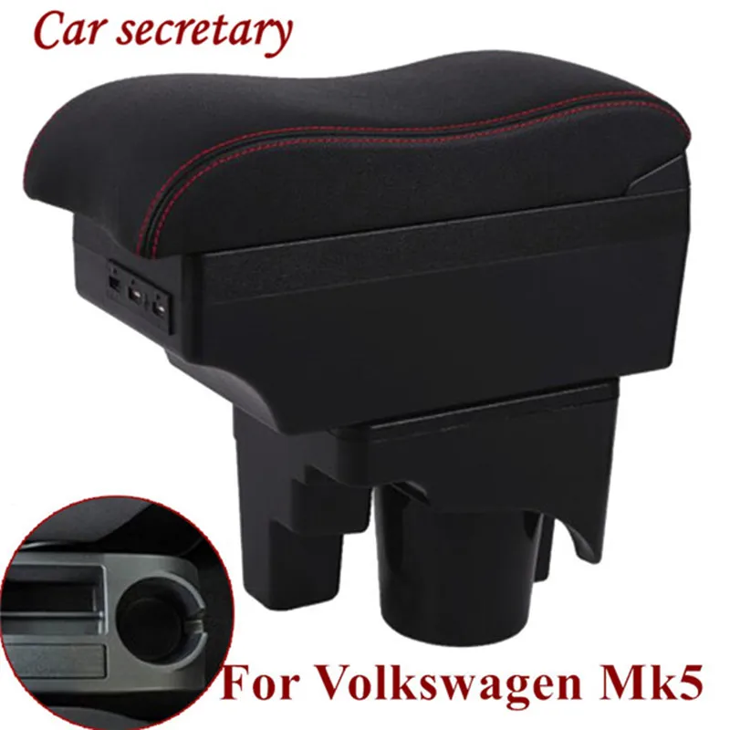 Центральный подлокотник для Volkswagen Mk5 Golf Mk 5 6 2005-2011 контейнер хранения