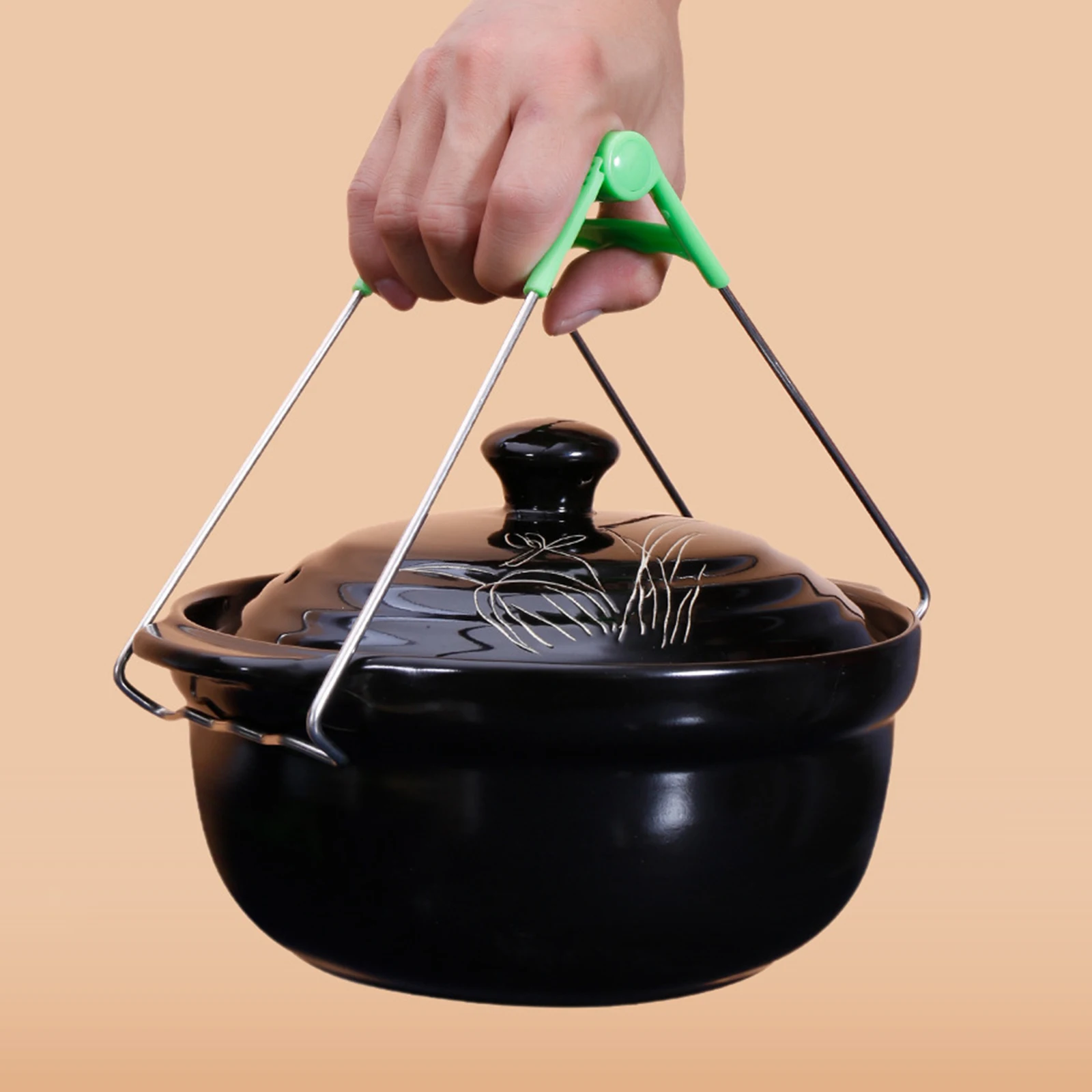 

Hot Plate Gripper Bowl Clip Hot Dish Plate Lifter Pan Dish Gripper Clamp Kitchen Folding Hot Dish Plate Clip Plate Tongs