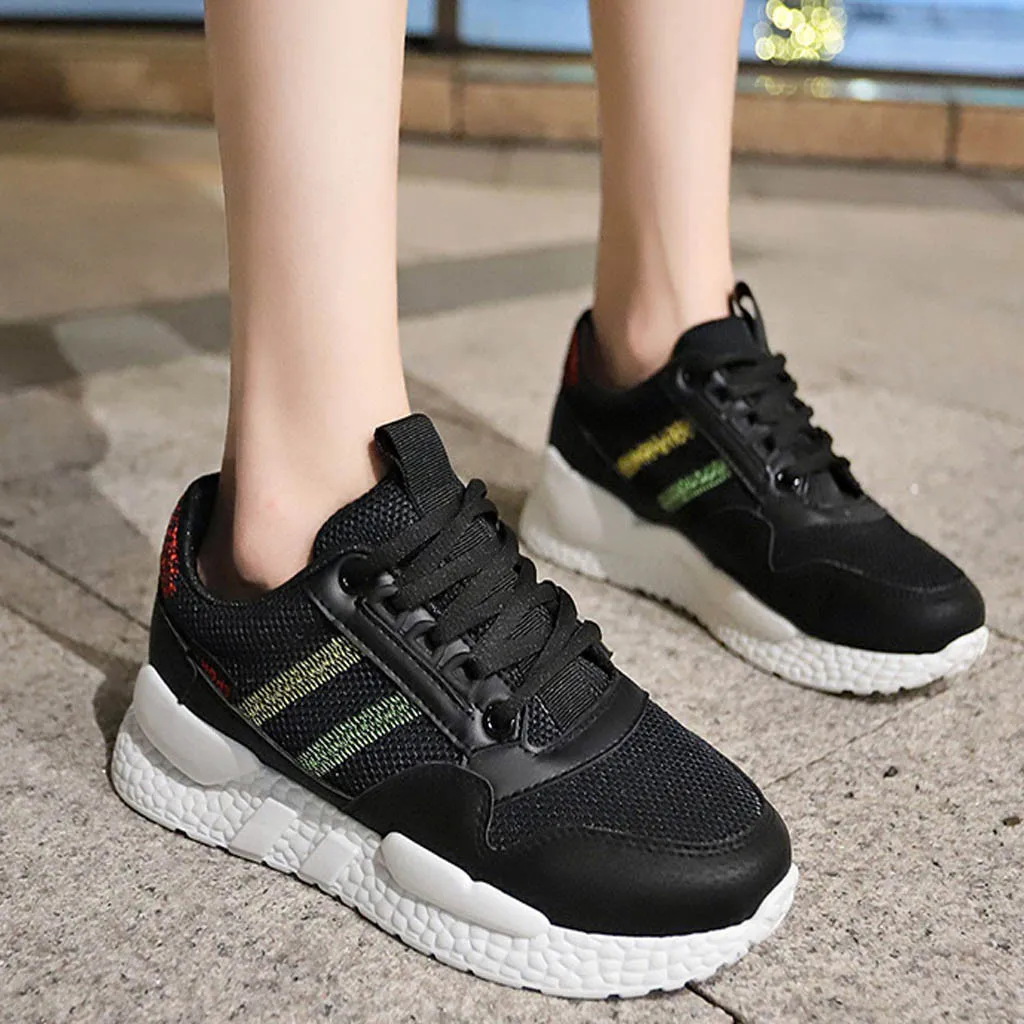 Женские туфли для тенниса черные легсветильник из сетчатого материала Размеры 35