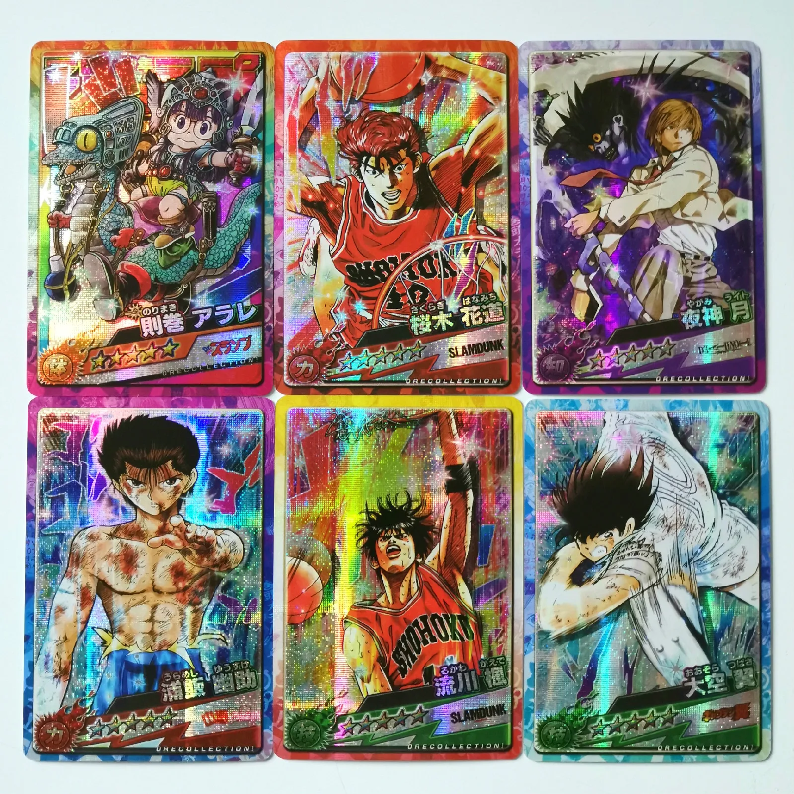 55 шт./компл. Jump Force 50th SLAM DUNK YuYu Hakusho Arale юбилейные игрушки хобби Хобби Коллекционные вещи игровая коллекция карт