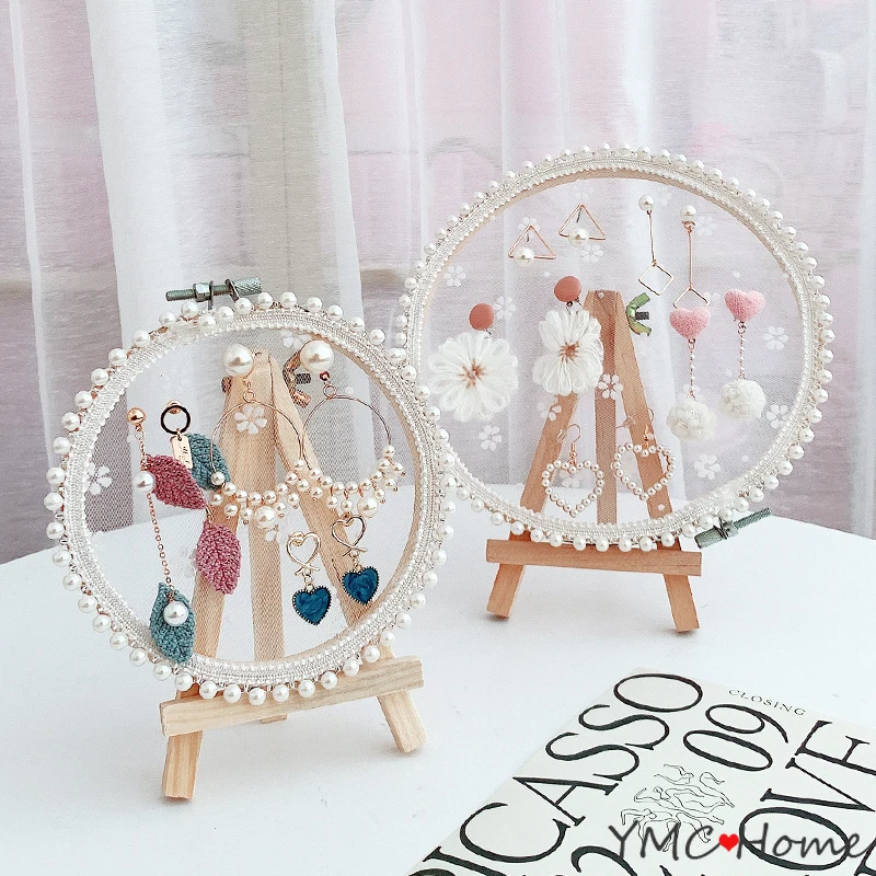 1 шт.! Креативные серьги в форме браслета Хранение Полка контейнеров ювелирные