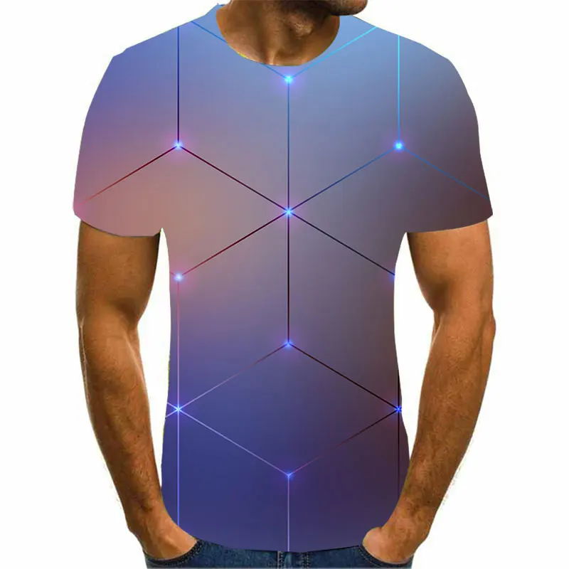 

3D printed men's T-shirts with interesting personality Men's and women's streetwear, top T-shirts in 2021