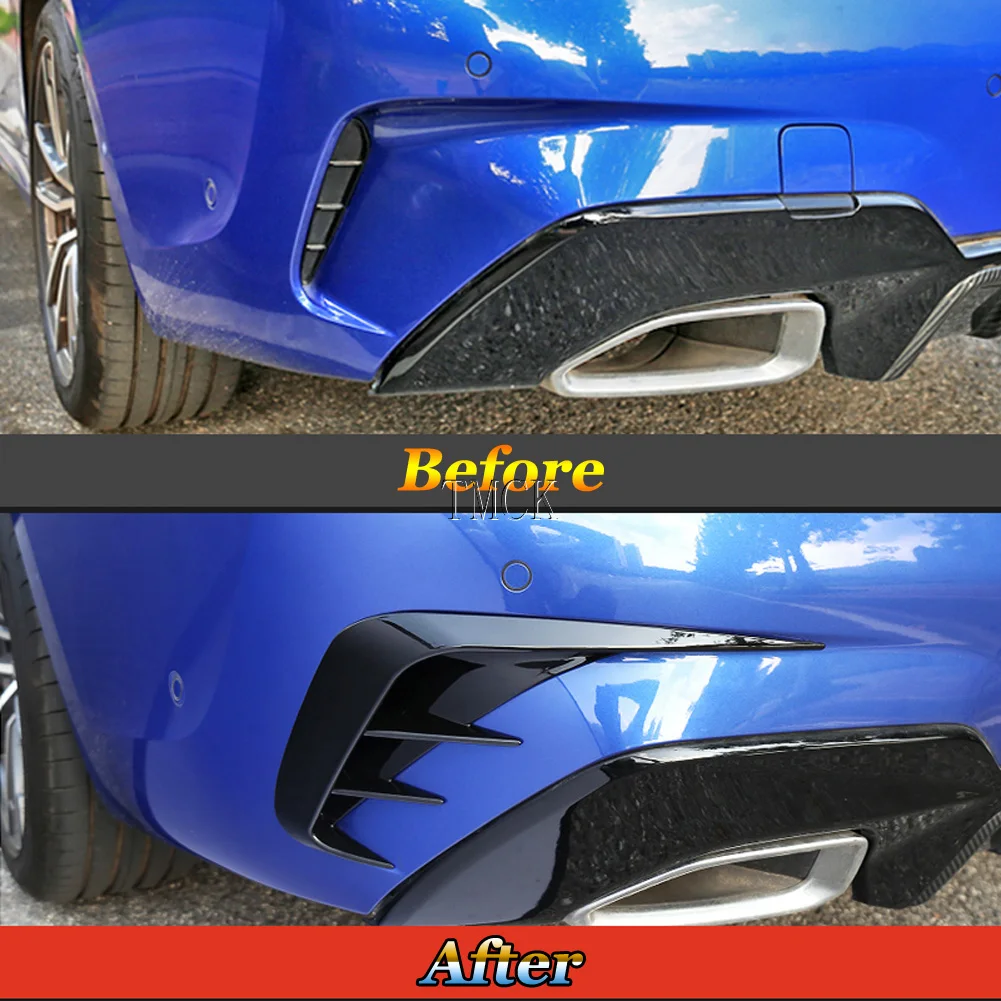 Накладка на задний бампер для BMW 3 серии G20 G28 318i 320i 325i 330i 2020 2021