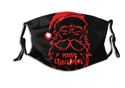 

Christmas Print Mask Adult Masque Women Man Christmas Face Mask Mascarillas Desechables Halloween Cosplay Christmas mask