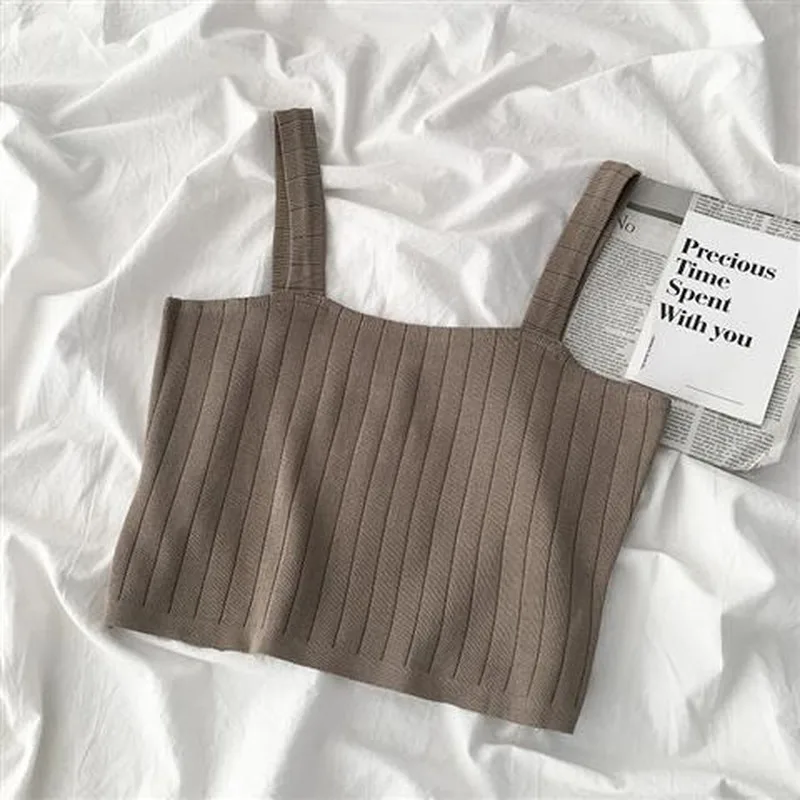 Майка женская трикотажная весенняя 5 цветов | Женская одежда