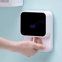 soap dispenser wall mounted led screen hand washing automatic induction foam infrared smart hand sanitizer machine 280ml