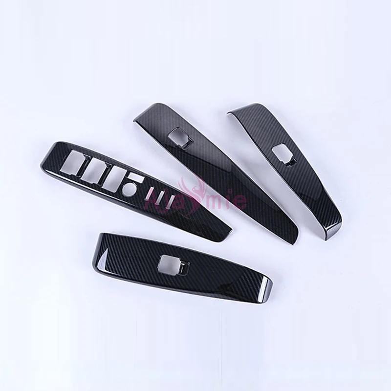 

For Toyota Camry 2018 2019 Interior High-end Window Glass Button Switch Trim Protector Panel Cover Car Styling Accessories