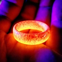 fashion unisex ring punk luminous ring fluorescent wedding ring mens and womens gifts jewelry accessories birthday gift