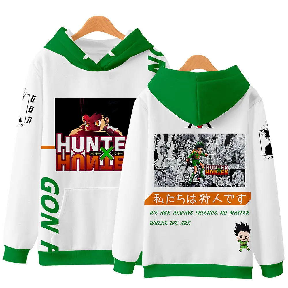 2021 личные толстовки Harajuku Hunter X свитшот с 3D принтом осенние модные мужские/женские