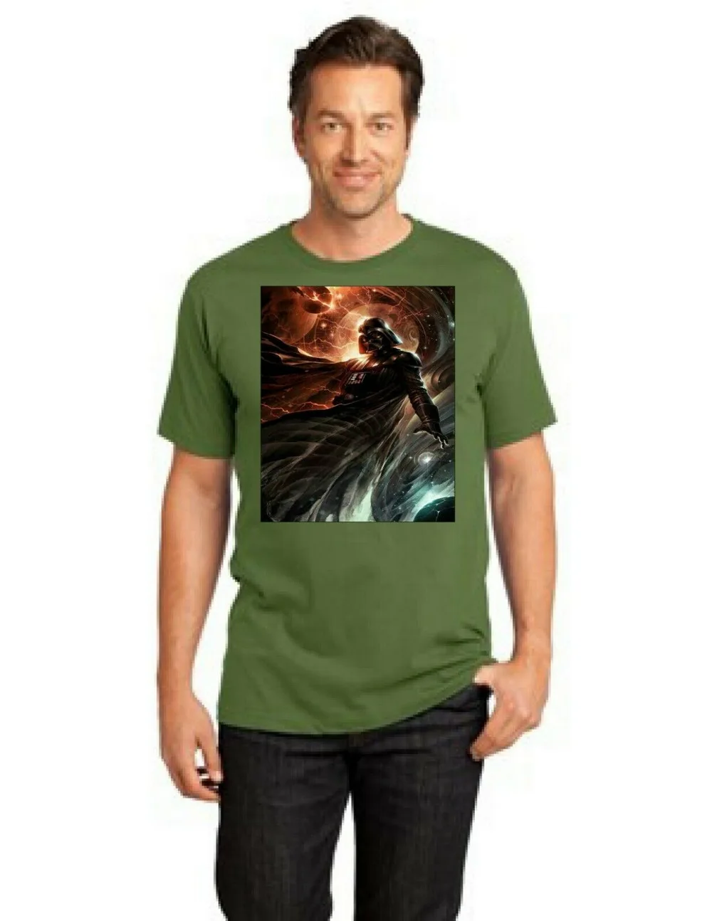 Звездные войны Дарт Вейдер ситх Властелин Тьмы Мужская футболка с круглым