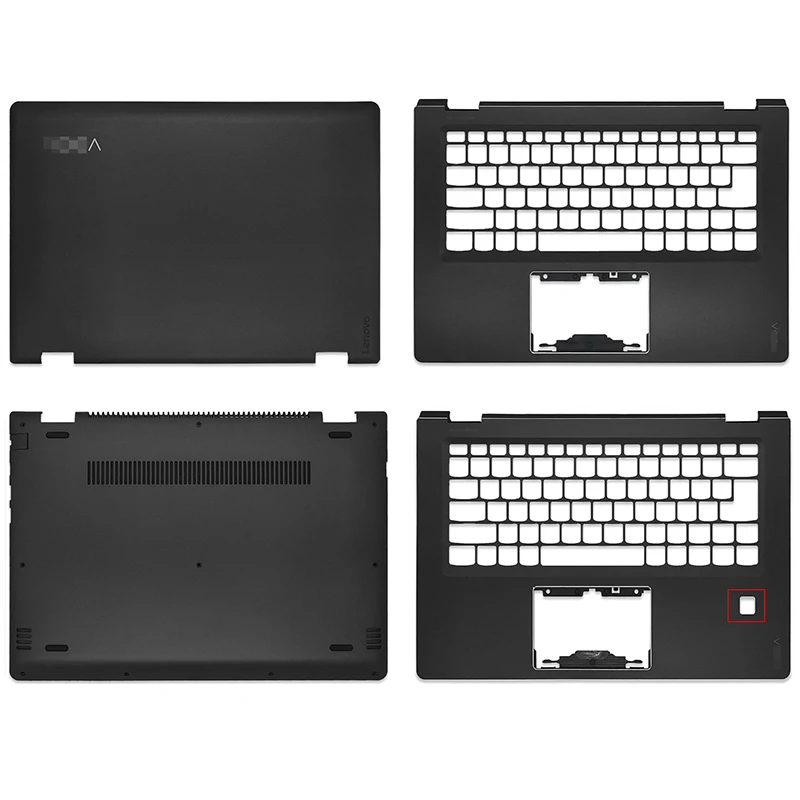 

NEW For Lenovo YOGA 510-14ISK 510-14 FLEX4-14 Flex 4-1470 Series Laptop LCD Back Cover Palmrest Bottom Case A C D Cover Black
