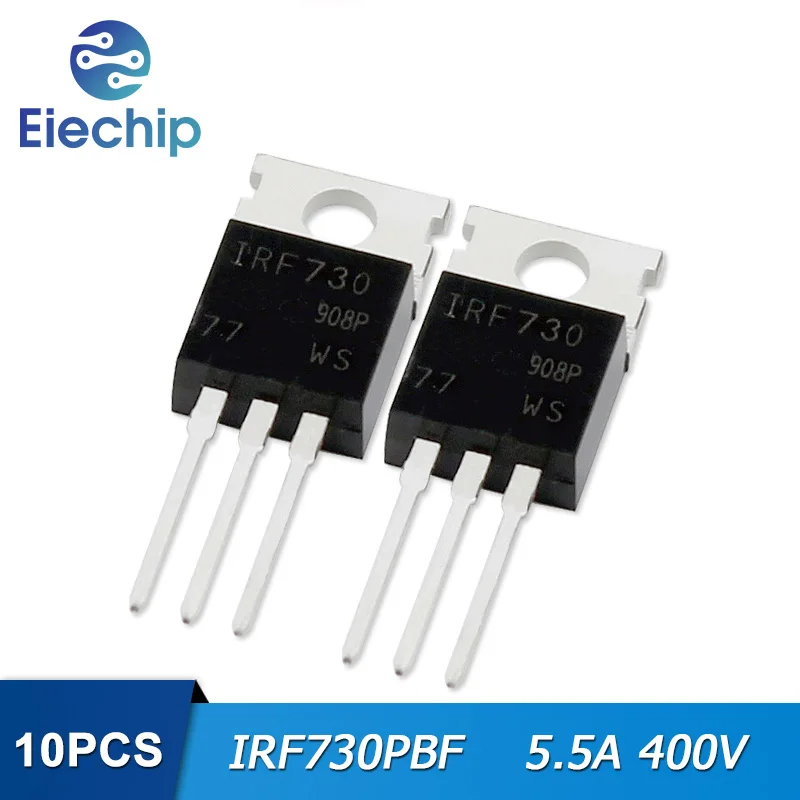 Транзистор MOSFET IRF730PBF IRF730 10 штук 400 В 5,5 А TO-220.