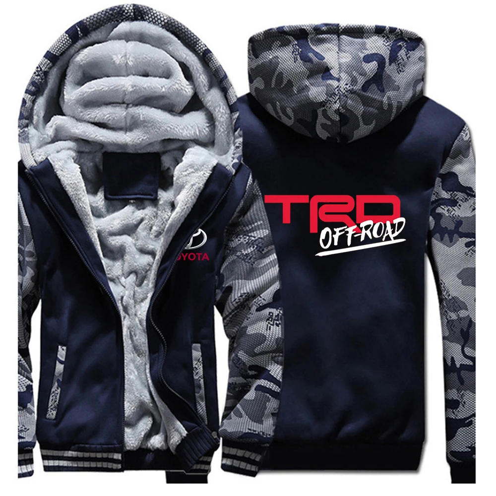 

Новинка 2021, Мужская брендовая утепленная куртка для Toyota Motorsport TRD с логотипом автомобиля, спортивные мужские толстовки в стиле хип-хоп, повсе...