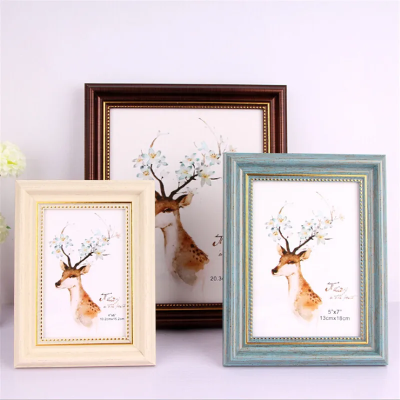 5 цветов винтажная Европейская свадебная креативная фоторамка для стола