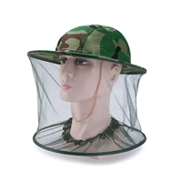 net mesh face protector cap insect bee mosquito resistance sun fish hat protector bee resistance net mesh head face cap