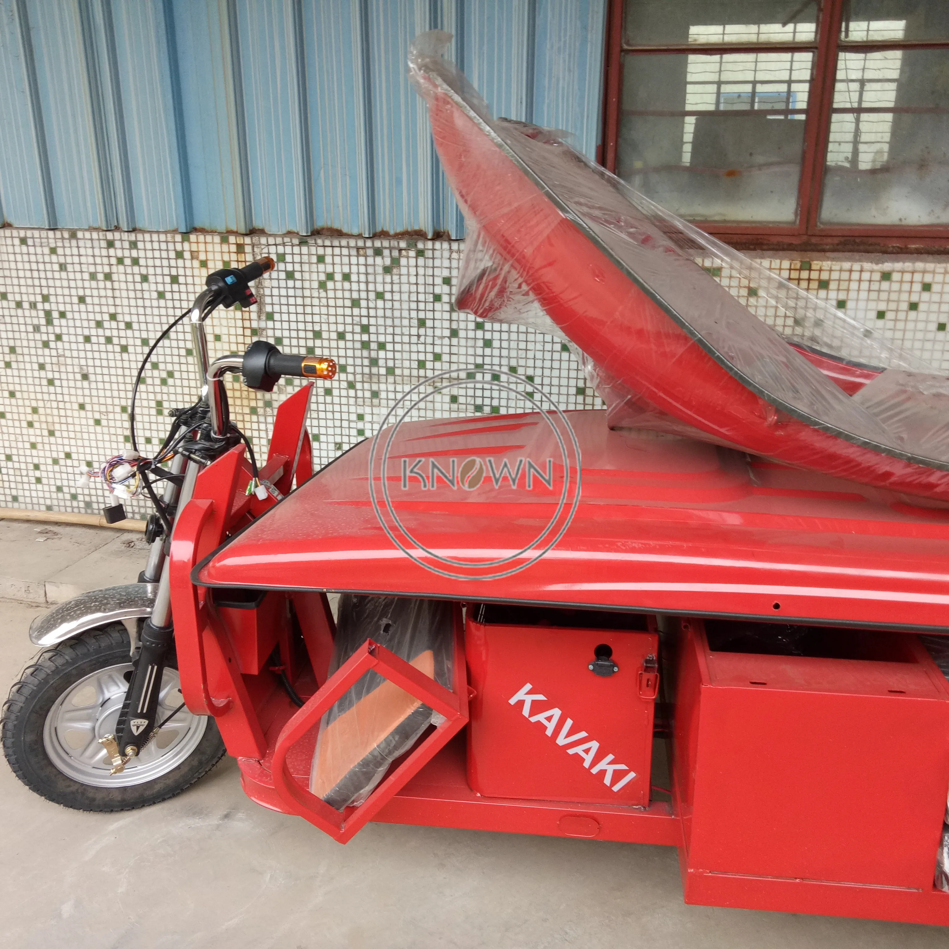 3 колеса взрослый Электрический грузовой трицикл тук Автомобильный велосипед