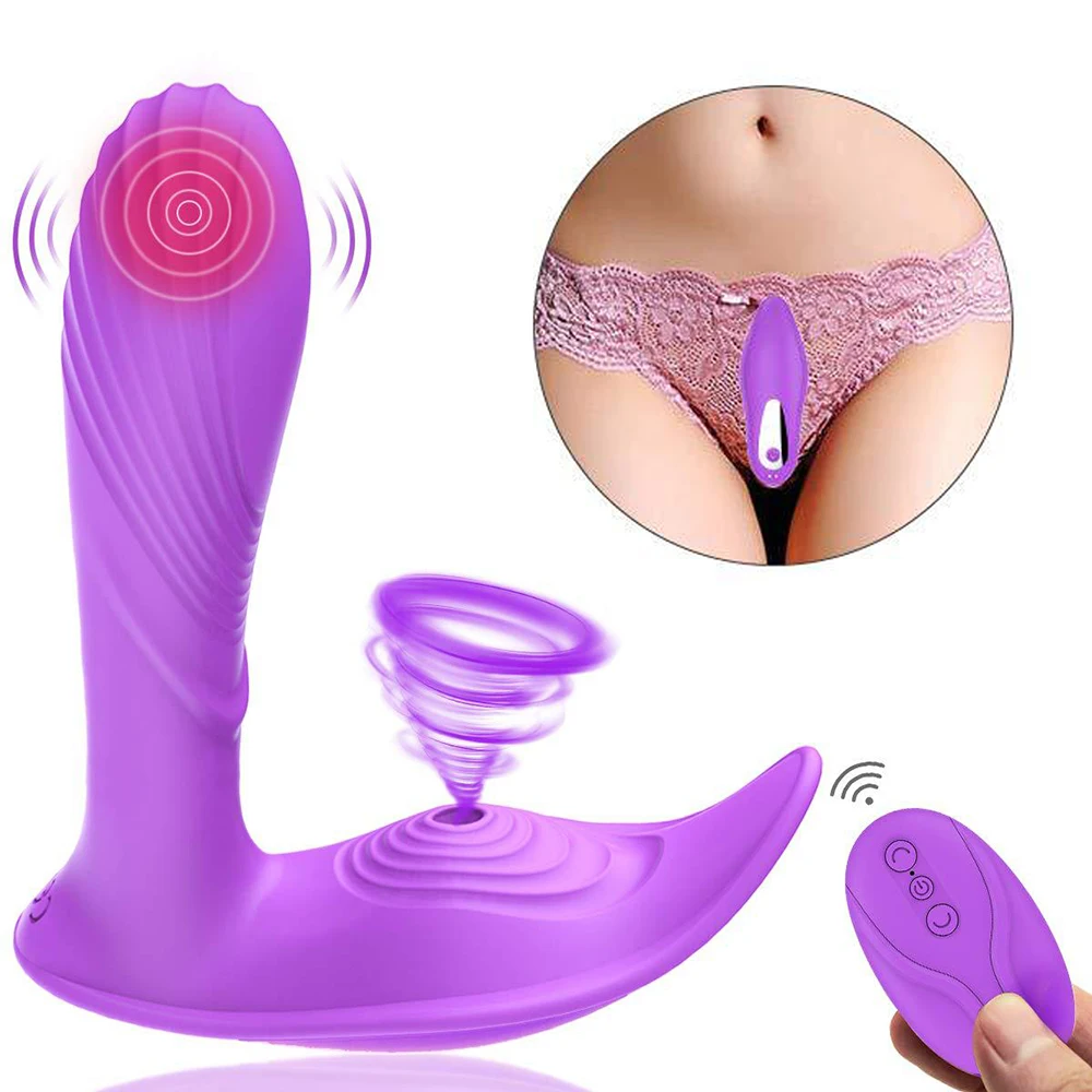 Вагинальный вибратор с имитацией орального секса 10 скоростей стимуляция клитора