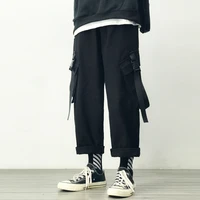 mens joggers cargo pants man black cotton comfortable pant summer casual streetwear loose trouser japanese trendy sweatpants