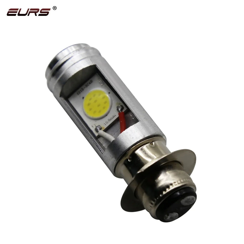 Светодиодные фары EURS P15D H6M H6 80 Вт COB 16SMD для мотоцикла 1 шт. супер яркие светодиодные