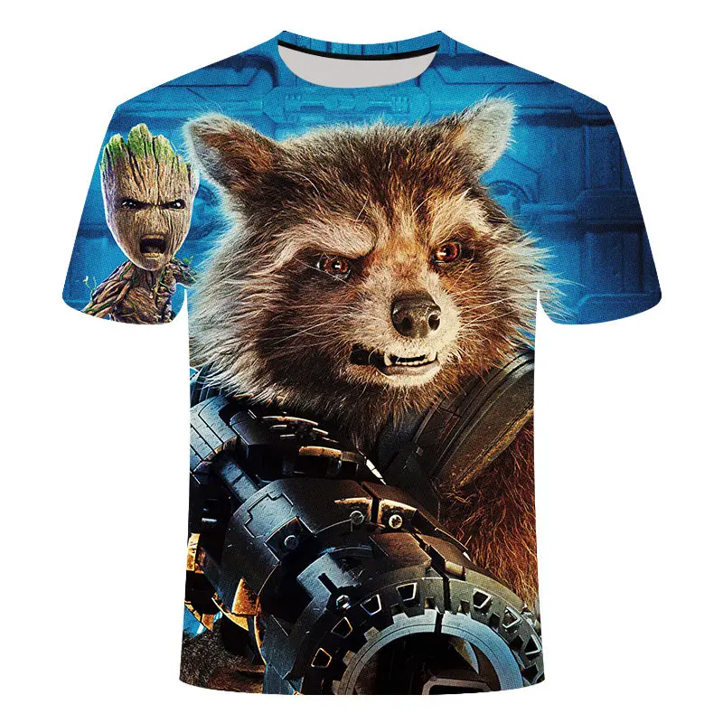 Футболки Groot, мужские футболки унисекс X planet monarch, охотник за головами, супергерой, фильм «стражи Галактики», забавная новинка, 3d футболка
