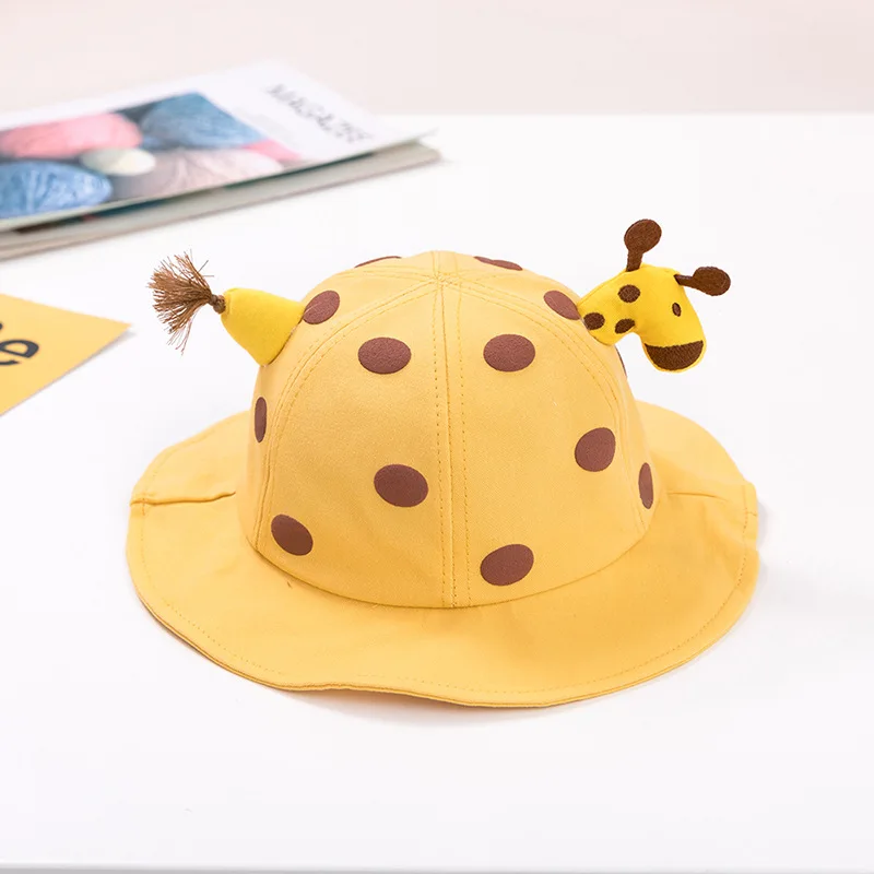 

2020 Cotton Cartoon Bucket Hat Fisherman Hat Outdoor Travel Hat Sun Cap Hats for Children Boys and Girls 67