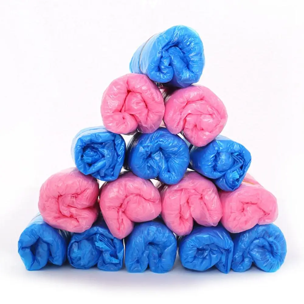 

Бахилы из полиэтилена Non-Slip Водонепроницаемый Пылезащитная Крышка для дождливый день мастерской одноразовые Пластик бахилы