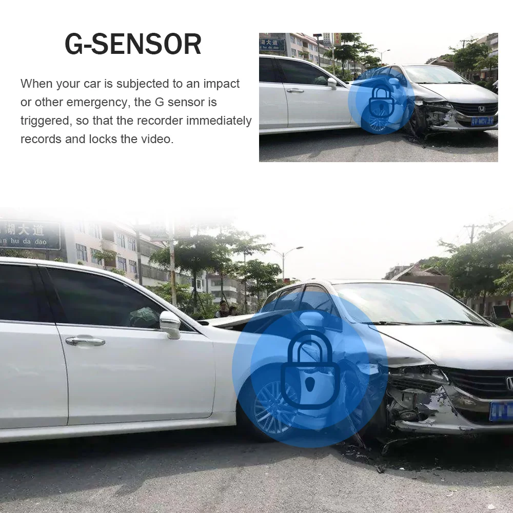WIFI Car DVR Dash Cam Full HD 1080P Dual lens Night Vision Driving Recorder Video Recording Camera Auto teyes | Автомобили и