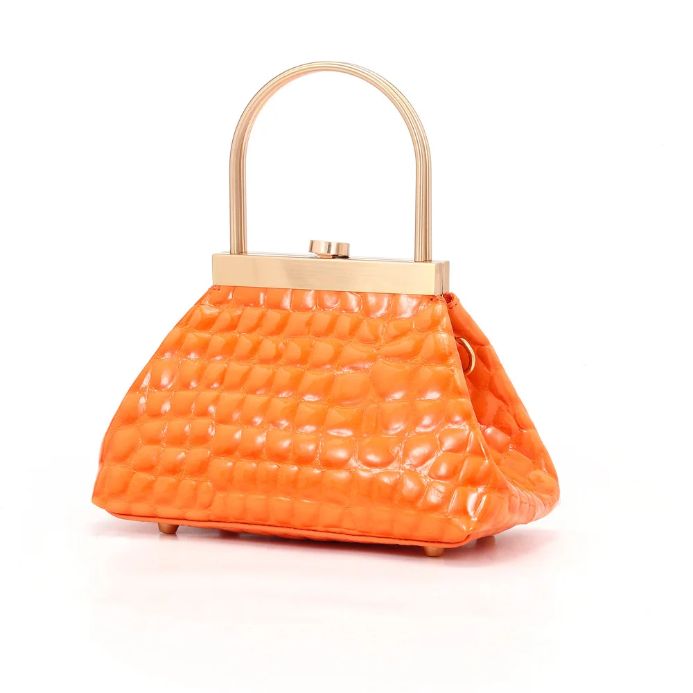 

Clip Switch Bag Alligator Pattern Genuine Leather Crossbody Bag for Women 2020 Summer Fashion Small Green Color Shoulder Handbag