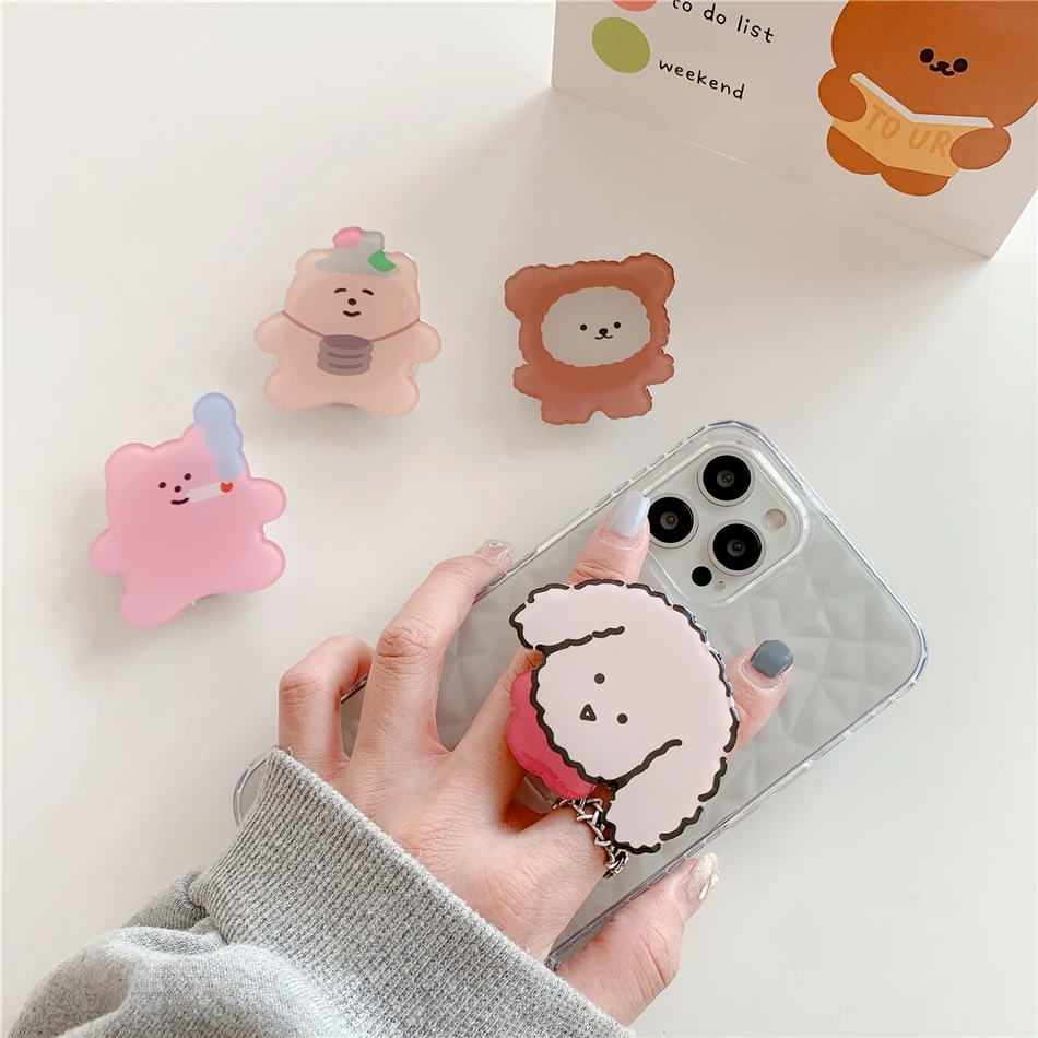 Популярный милый 3D корейский мультяшный медведь собака кошка Универсальный