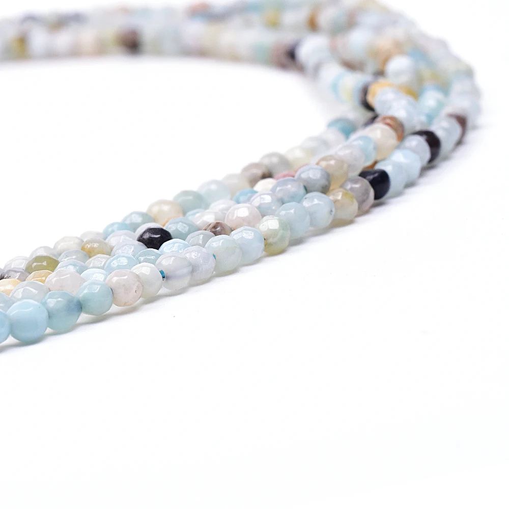 Asingeloo оптовая продажа 3 мм круглые натуральные классические бусы из камня