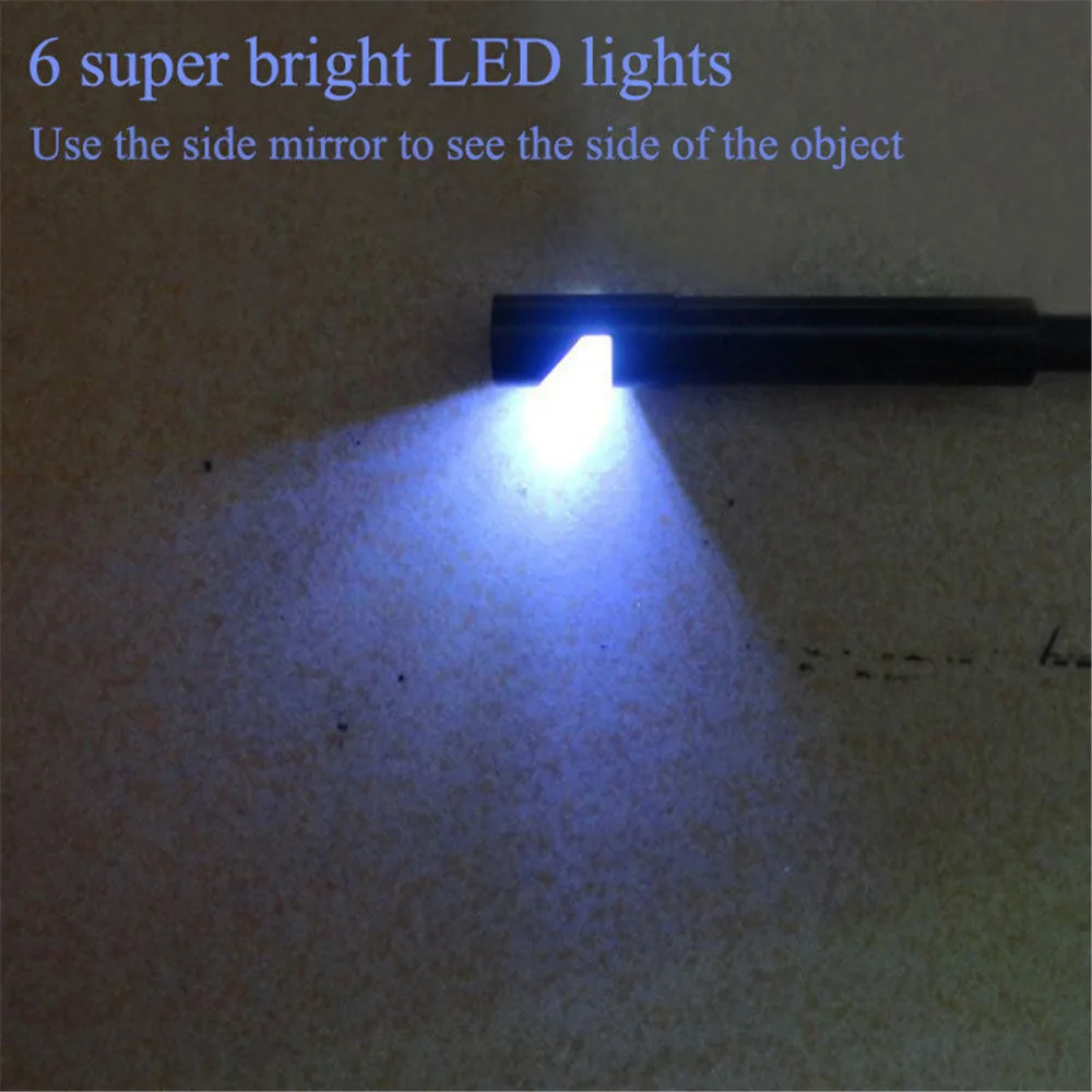 IP67 Waterproof 5m USB Endoscope Camera Inspection 6 White LEDs 1/9 CMOS 7mm Lens Borescope Snake Tube with P2P | Безопасность и