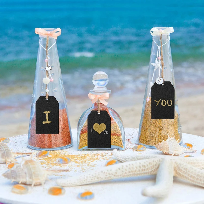 

Chalkboard Tags Hanging Wooden Mini Chalkboard Signs , Hanging Chalkboard Labels,Message Tags, Black