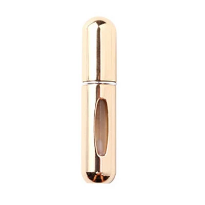 ELH17600LGO 5ml Refillable Mini Perfume Bottle Atomizer Aluminum Atomizer Portable Travel Cosmetic Container Perfume Bottle Spray Container - Цвет: ELH17600LGO
