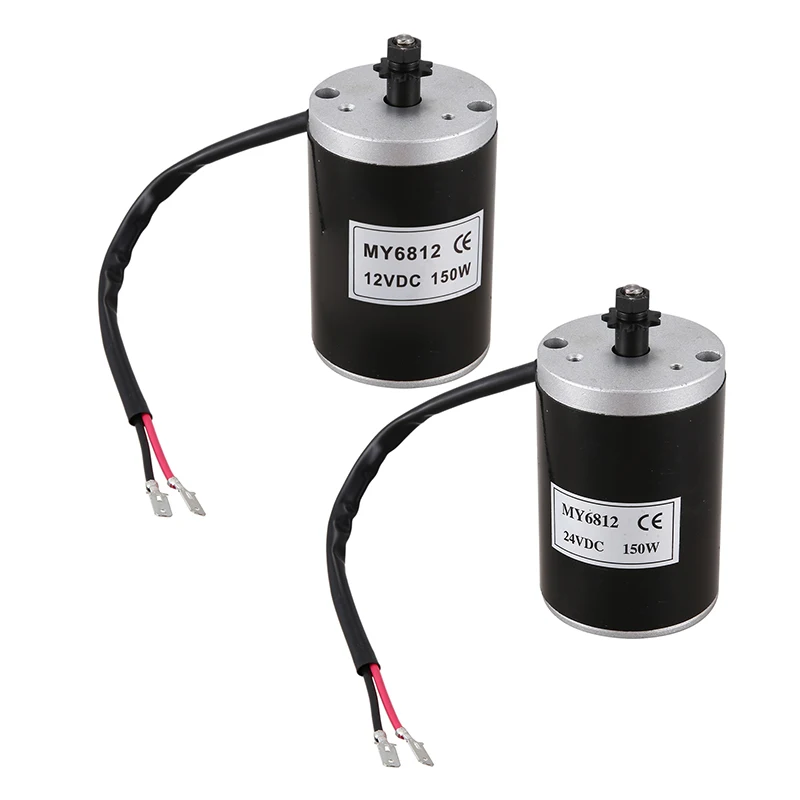 MY6812 постоянного тока 150 Вт высокоскоростной двигатель с звездочкой самокат