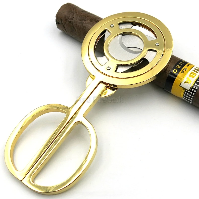 COHIBA нержавеющая сталь с тройным лезвием кубинские сигары ножницы Sharp Staright Cut сигары резак золотой с подарочной коробкой высокого качества