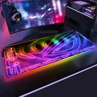 Игровой Настольный коврик ASUS логотип, коврик для мыши, коврик для мыши RGB XXL ROG, игровые аксессуары, коврик для мыши, коврик для клавиатуры, коврик для компьютера