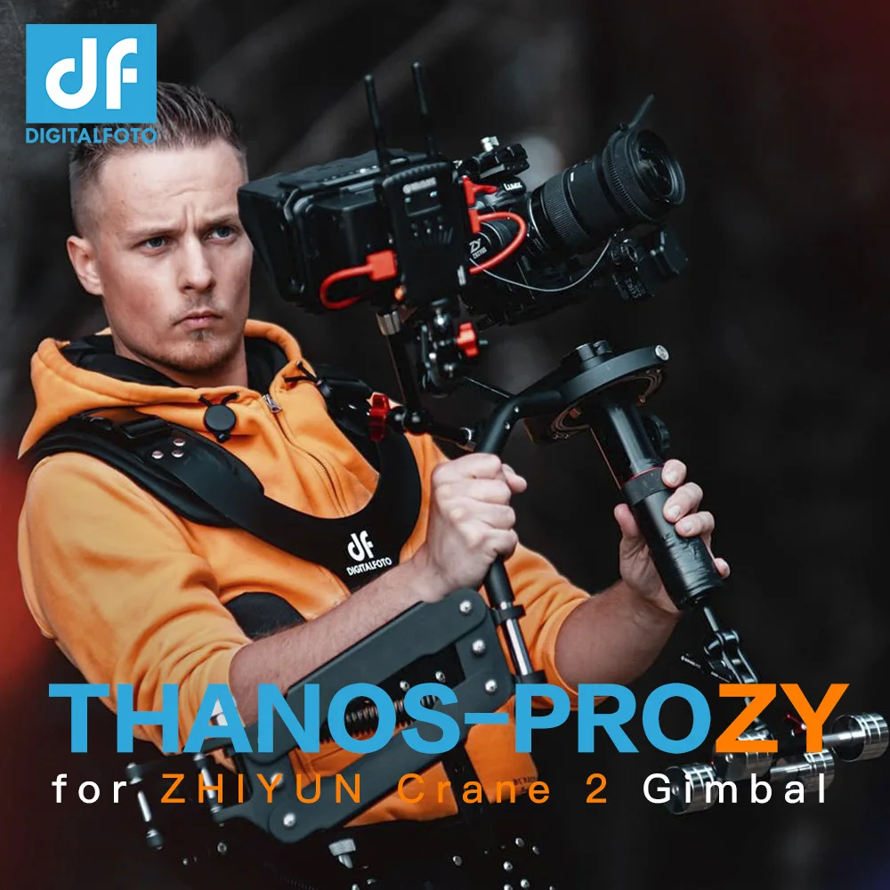 DF DIGITALFOTO THANOS PRO Gimbal опорный жилет с пружинной рукояткой Z Axis для DJI Ronin S Zhiyun Crane