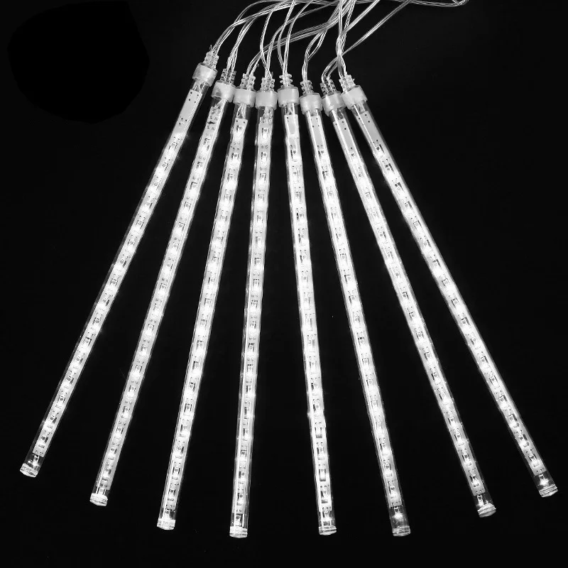 30 см Дождь свет 8 подвесной светодиодный душ Открытый водонепроницаемый патч сад