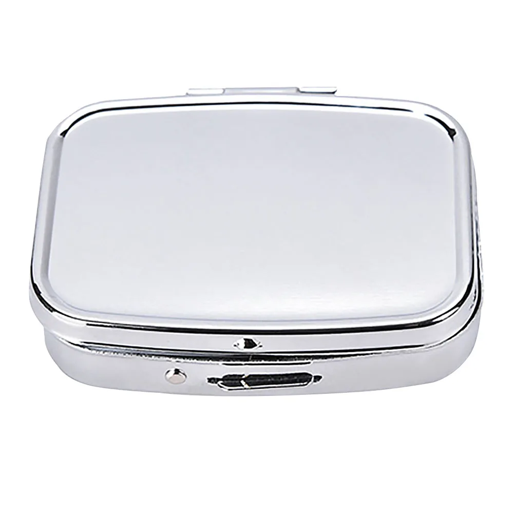 2 сетки серебряное квадратное хранение подарочной коробки путешествия медицина